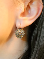 Portuguese Topaz Cluster Earrings
