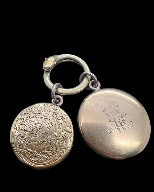 Stopford Family Lockets on a Serpent Split Ring