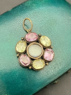 Topaz and Chrysoberyl locket
