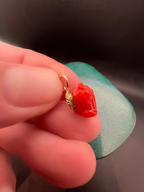 Coral Bull Charm