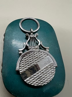 Steel Lyre Fob
