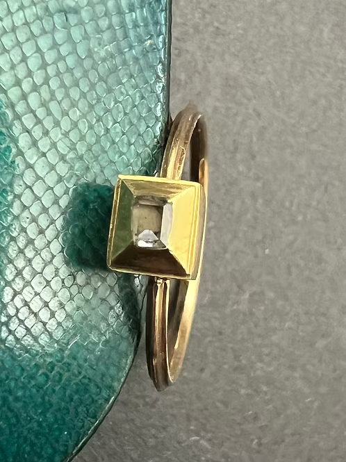 Renaissance Table-cut Diamond Ring