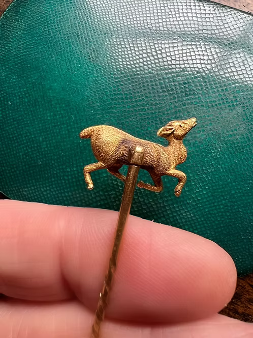 Victorian Deer Stickpin