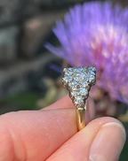 Old Cut Diamond Betrothal Ring c.1840