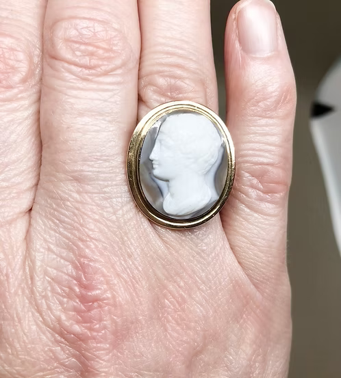 Neoclassical Cameo Ring