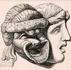 Theatre Mask Pendant