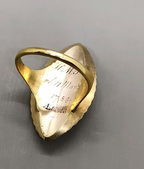 Sepia Mourning Ring 1784
