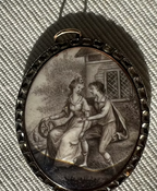 Sepia Courting Couple