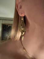 15ct Victorian Anthemion earrings