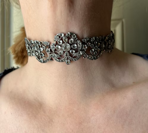 Rococo Paste Collar c.1760