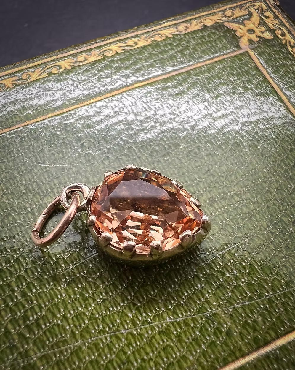 Georgian Topaz Heart