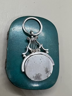 Steel Lyre Fob