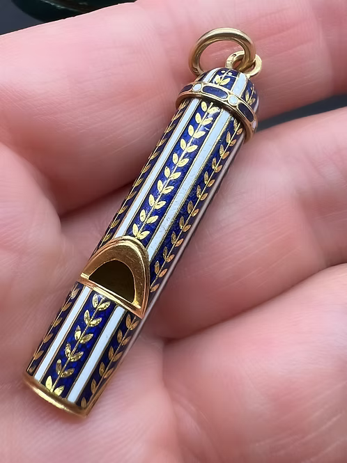 Enamel Whistle c.1840