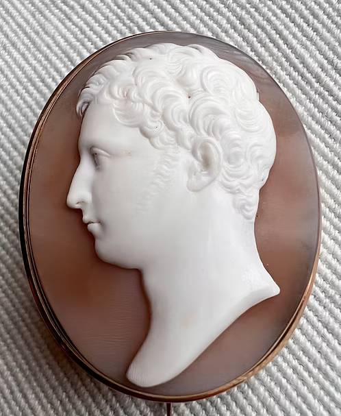 Roman Shell Cameo Portrait