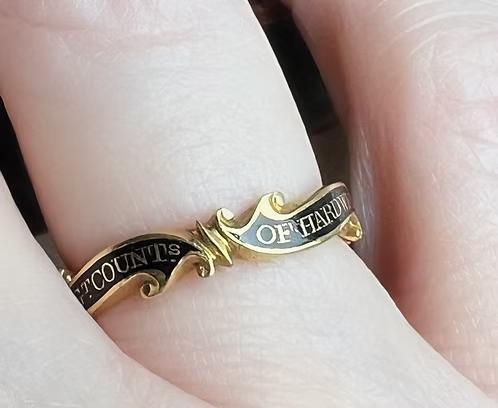 Countess of Hardwicke Mourning Ring 1761