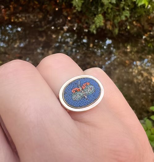 Butterfly Mosaic Ring