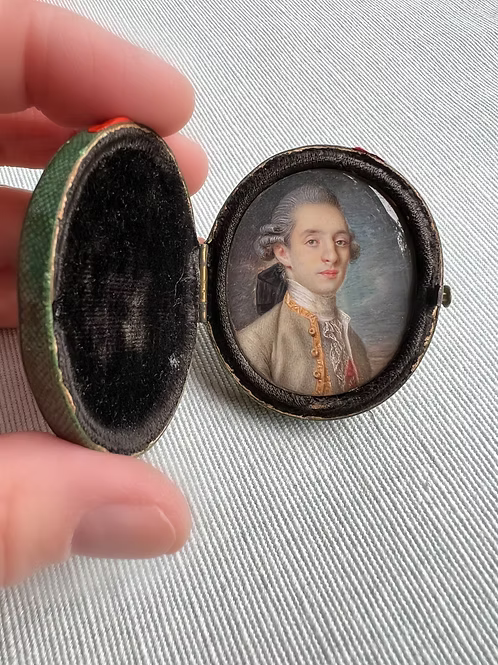 Antoine Vestier Portrait Miniature c.1780
