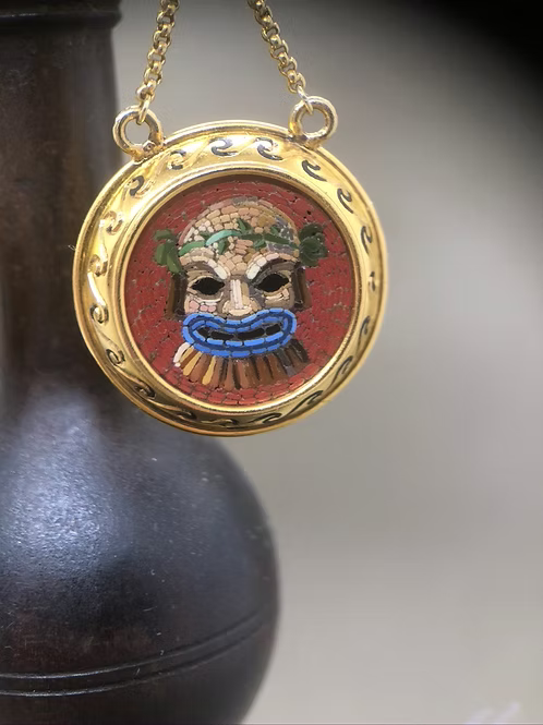Micromosaic Pompeiian Masks