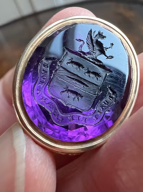 Amethyst Fox Fob