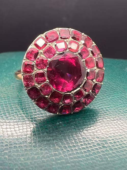 Georgian Garnet Cluster