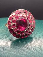 Georgian Garnet Cluster