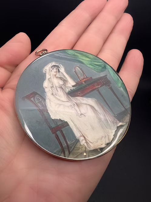 A Lady at her Dressing Table