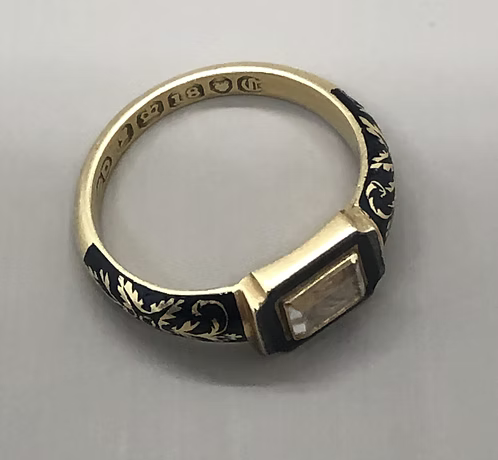Mourning Ring for John Breeks 1838