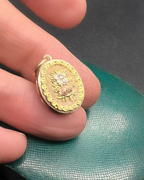 Tri-colour Gold Pendant