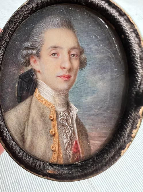 Antoine Vestier Portrait Miniature c.1780