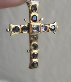 c17th Amethyst and Enamel Cross