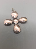 Georgian garnet and pearl cruciform