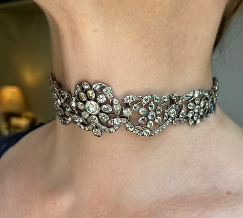 Rococo Paste Collar c.1760