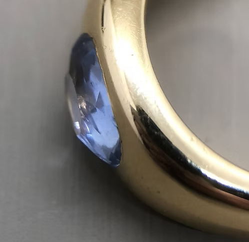 Ducal Sapphire Mourning Ring 1859