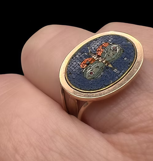 Butterfly Mosaic Ring