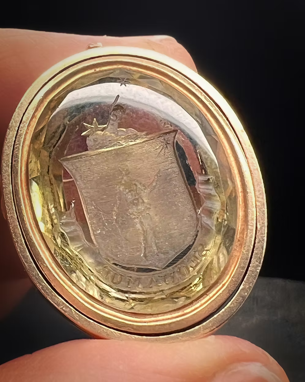 Georgian Swivel Fob Seal for the Oswald Family