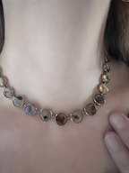 Georgian Moss Agate Riviere