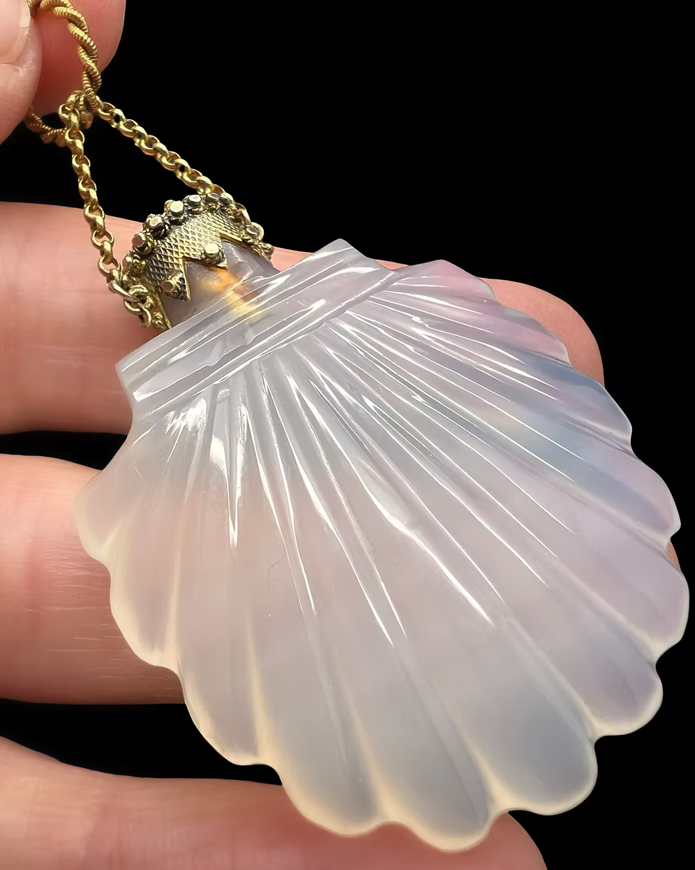 Georgian Scallop Scent Bottle