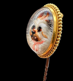 Westie Essex Crystal Stickpin