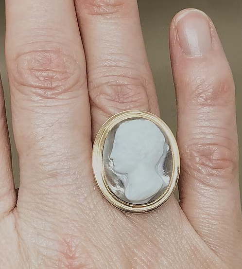Neoclassical Cameo Ring