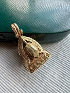 2 Colour Gold Tulip Fob