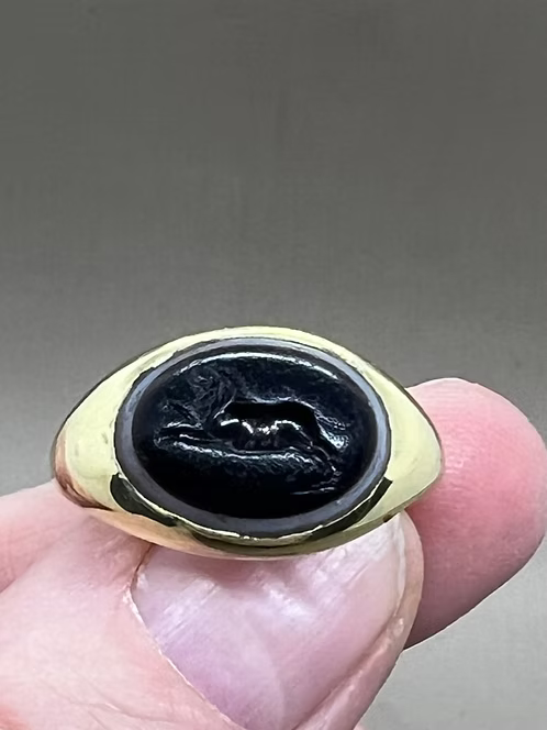 Ancient Lion Intaglio