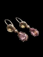 Georgian Topaz Earrings