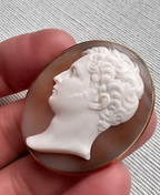 Roman Shell Cameo Portrait
