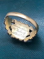 Isaac Smith's Mourning Ring 1831
