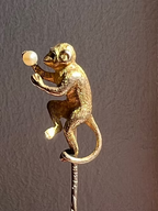 15ct Monkey Stickpin