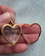 Victorian Rock Crystal Heart Locket