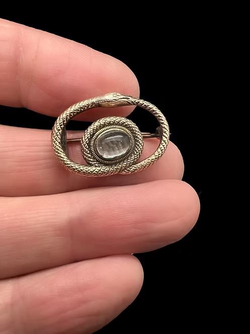 Georgian Ouroboros Pin