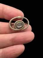 Georgian Ouroboros Pin