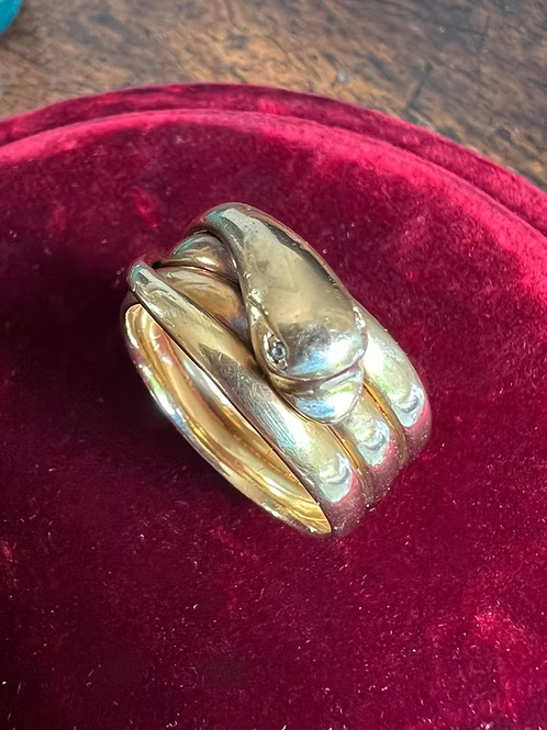 Victorian Snake Ring 1882