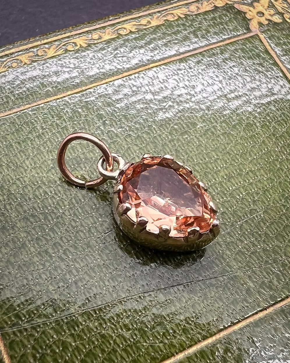 Georgian Topaz Heart